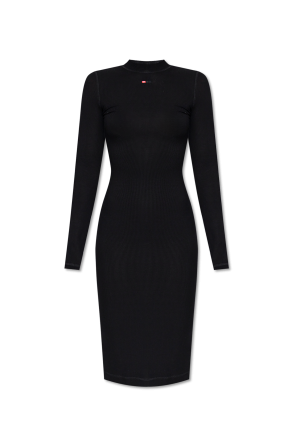 ワンピース BALENCIAGA Woman Dress Black 831034TSVC7 1041 Women's Minimal Midi Dress in Black | Balenciaga US